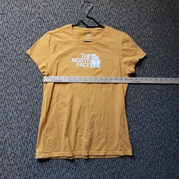The North Face Women's Mustard Yellow Half Dome Graphic Tee Size Large - Picture 6 of 6